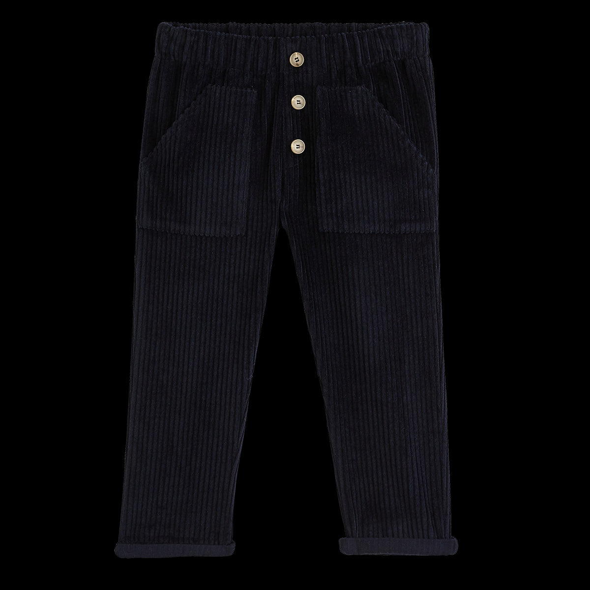 PANTALON JOSEPH VELOURS BLEU MARINE