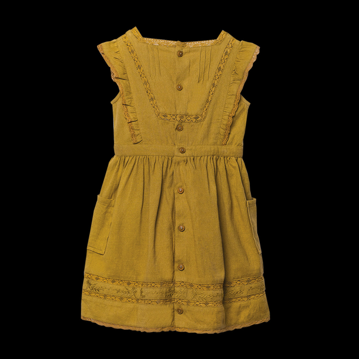 ROBE AMANCE MOUTARDE