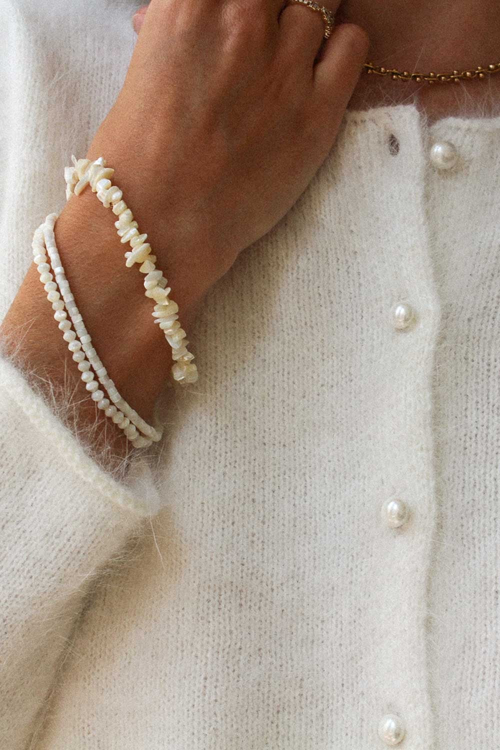 Bracelet perles de nacre