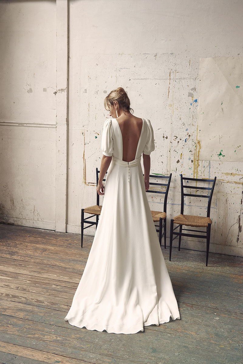 Jourdan wedding dress by Laure de Sagazan