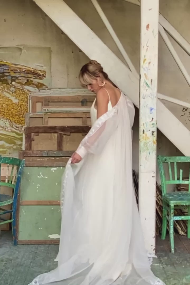 Suffren wedding dress by Laure de Sagazan