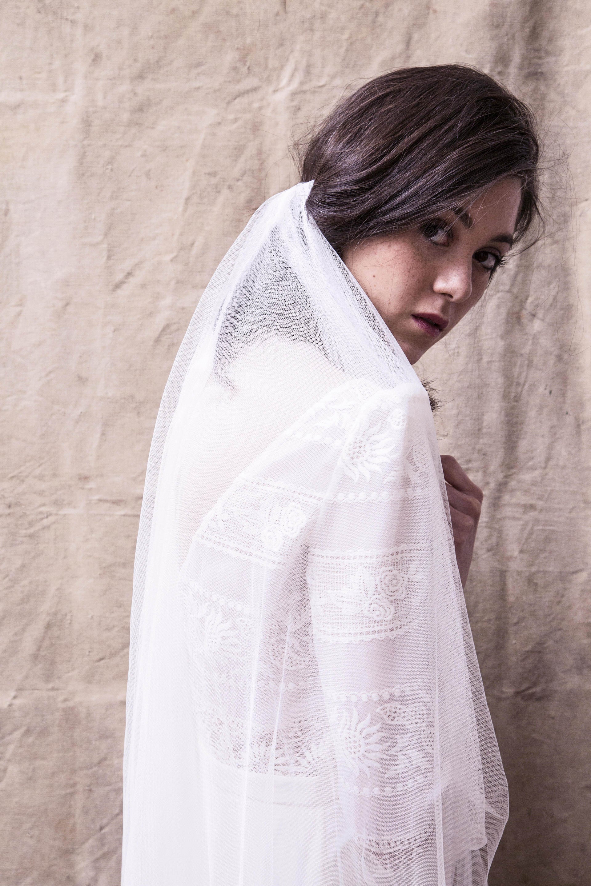 VOILE LONG AVEC RETOUR