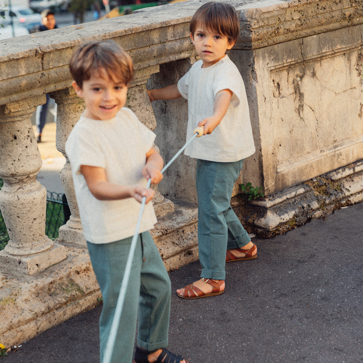 PANTALON ALOIS BLEU ORAGE